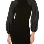 ALLSAINTS Cleo Mini Dress Womens 6 Black Chic Designer Goth Feminine New $249 Size 4 Photo 0