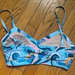 NWOT Mott 50 x Maisonette Chloe Bikini Top Elizabeth Rachel Print Photo 1