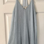 Forever 21 F21 Contemporary Baby Blue Shimmer Mini Dress Photo 0