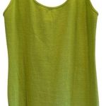 ZARA NWT  Ribbed Stretchy Lime Green Mini Tank Dress Photo 0