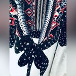 Venus Choker tie back cut out v neck blouse top boho bohemian size XS Photo 8