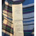 Kensie Women's Black Blue Plaid Accent Split Neck Popover Tunic Top Size XS Photo 12