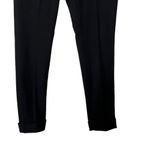 ATM Slim Cuffed Trouser Pants Women’s Size 0 Black Cropped Stretch Ponte Photo 4
