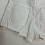 AGOLDE NWT Parker Vintage Cut Off Short Gleam White Size 32 Button Fly High Rise Photo 5