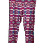 SOULMATES by One essence Women’s Capri Leggings Size L Red Multicolor Tie Dye St Size L Photo 0