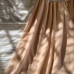 Forever 21 Light Pink And Cream Floral Short Flowy Chiffon Dress Photo 1