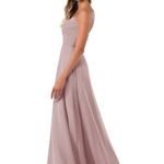 Azazie NEW ‎ ARABELLA ALLURE VINTAGE MAUVE DRESS WOMENS SZ 10 FLOOR LENGTH… Photo 3