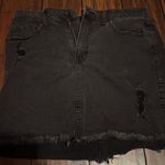 Aeropostale Black Denim Skirt Photo 0