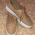 Platform Suede Sneakers Tan Size 8 Photo 0