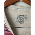 Skinny Minnie Pink Allover Grungy Graphic Long Sleeve Top Size Medium Photo 11