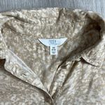 Time And Tru  • animal print tiered long sleeve button down boho midi dress Photo 4