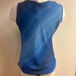Fashion Bug Vintage Y2K Blue Ombre Cowl Neck Sleeveless Blouse Made in USA size M Photo 1