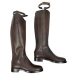 Gucci  Victoria Equestrian Leather Tall Riding Boots Dark Brown Size 37 Photo 8