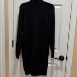 Pretty Little Thing Classic Black Turtleneck Sweater Dress Photo 4
