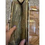 Vintage Women's Designer HOBO Clutch Wallet Brown Tan Leather Magnetic Photo 9