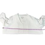 Coldwater Creek Knit White Sweater 2X Cotton Stretch Beach Coastal Capsule Work Photo 11