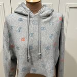 Champion  Reverse Weave Gray Hoodie Sweatshirt Logo Athleisure Sporty Photo 1