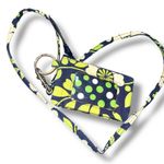 Vera Bradley  Lanyard ID Badge Holder Lucky You Card Case Floral Travel Wallet Photo 4