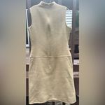 Kenar WomensNeutral Minimalist Crêpe/Tan Wool Blend Sleeveless Midi Dress|Size:8 Photo 15