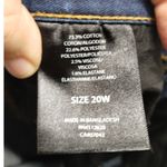 Tahari  Women's Size 20W Chloe Fit Solution Skinny Dark Wash Denim Blue Jeans Photo 4