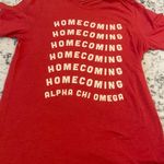 Bella Canvas Alpha Chi Omega Red Homecoming Tshirt Photo 0