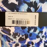 Nicole Miller women's size M aqua cheetah print one piece racerback swimsuit NWT Photo 7