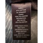 White House | Black Market White House Black Embroidered Market Women's Black Floral Pencil Skirt Size 6 Photo 6