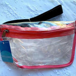 Clear and Pink Fanny Pack Belt Bag Photo 0