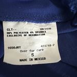 Vintage‎ Y2K 90s B Wear Womens Y2K Wrap Top Size S Blue Romantic Sexy Holiday Photo 6