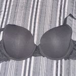 Adore Me Women’s Jainey Contour Plunge Bra Smoky Dark Gray 36C Lace Detail NWT Photo 11