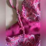 Parker Womens Strawberry Oswego Pink Handkerchief Hem Dress Size Large $440 Photo 4