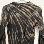 Pam & Gela  Ruched Long Sleeve Dress in‎ Black Alternative Goth Edgy Grunge Small Photo 8