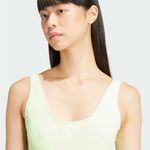 Adidas  Women Essentials Swimsuit Deep Back Velour in green color Photo 2