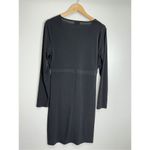 Jaclyn Smith  Collection Wrap Dress Womens Black Size Large Midi Photo 1