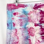 kim rogers Plus Size 16 Bermuda Shorts Handmade Tie Dye Cotton Pink Blue 1393 Photo 6