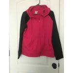 Danskin Now Women's Plus Zip Up Hoodie Sweatshirt Jacket Pink & Black Size XXL Photo 1