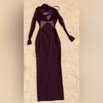 House Of CB NWOT  'Safiya' Long Sleeve Cocktail maxi gown sz S plus cup Photo 4