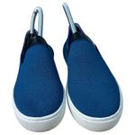 Rothy's The City Teal Slip On Knit Loafers Women's Size 6.5 Blue Photo 4