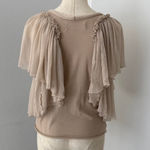 Marni Cream Ruffle Sleeve Blouse Photo 2