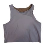 Athleta  M Medium Sports Bra Conscious Lace Crop Top Shasta Purple Light Impact Photo 1