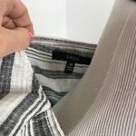 Drew  linen stripe‎ tie front dress sleeveless Photo 7