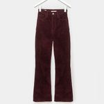 Levi's Ribcage Boot Cut Pants Jeans in Malbec Cord Corduroy Photo 2