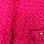 Cache  Fuchsia V-Neck Women's Sweater Photo 3