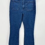 Ann Taylor Factory Womens Dark Wash Denim Bootcut Jeans Mid Rise Size 0 Retro Photo 1