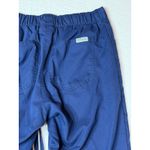 Grey's Anatomy Navy Blue Scrub Pants Women's XS Polyester Rayon Drawstring Photo 7