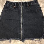 Abercrombie & Fitch Black Denim Abercrombie Skirt  Photo 0