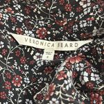 Veronica Beard Rory Dress Floral Print Silk Crepe Button Down Collared Mini Sz 6 Photo 5