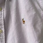 Ralph Lauren Polo  Women's Striped Cotton Oxford Sleeveless Shirt Photo 3