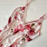 Vintage California Dynasty Slip Dress M Night Gown Fairy Y2K Floral‎ Slinky Pink Size M Photo 1