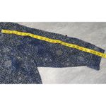 Catherines  Sz 2X 22/24 Blue Beige Medallion Roll-Tab Button-Down Career Work Photo 2